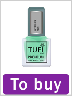 TUFI profi PREMIUM cuticle oil with kiwi brush